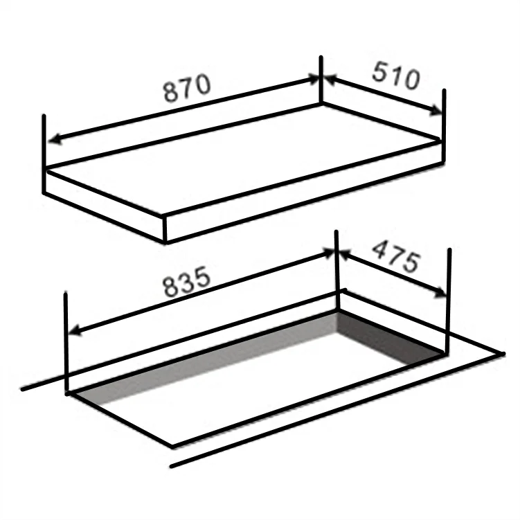 2020 Hot sale home kitchen stove 5 burner built-in tempered glass for gas stove
