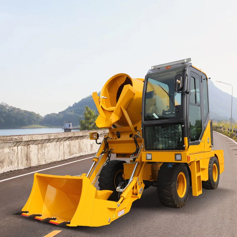 Chinese manufacturer SDXG China Self-Loading SDXG Hydraulic 0.7m3 1.2m3 3.5m3 Mobile Concrete Mixer Truck china loading