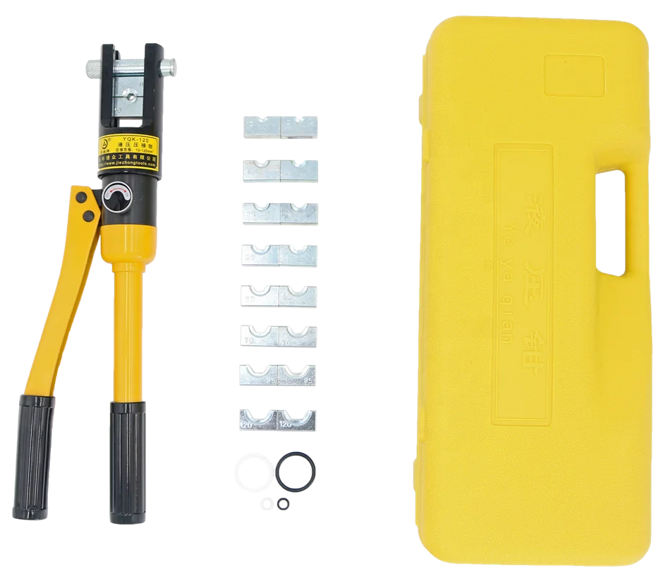 Electrical Pressure Cutting Wire YQK-120 60 kn Integral Manual Hydraulic crimping tools Wire Pressing Pliers
