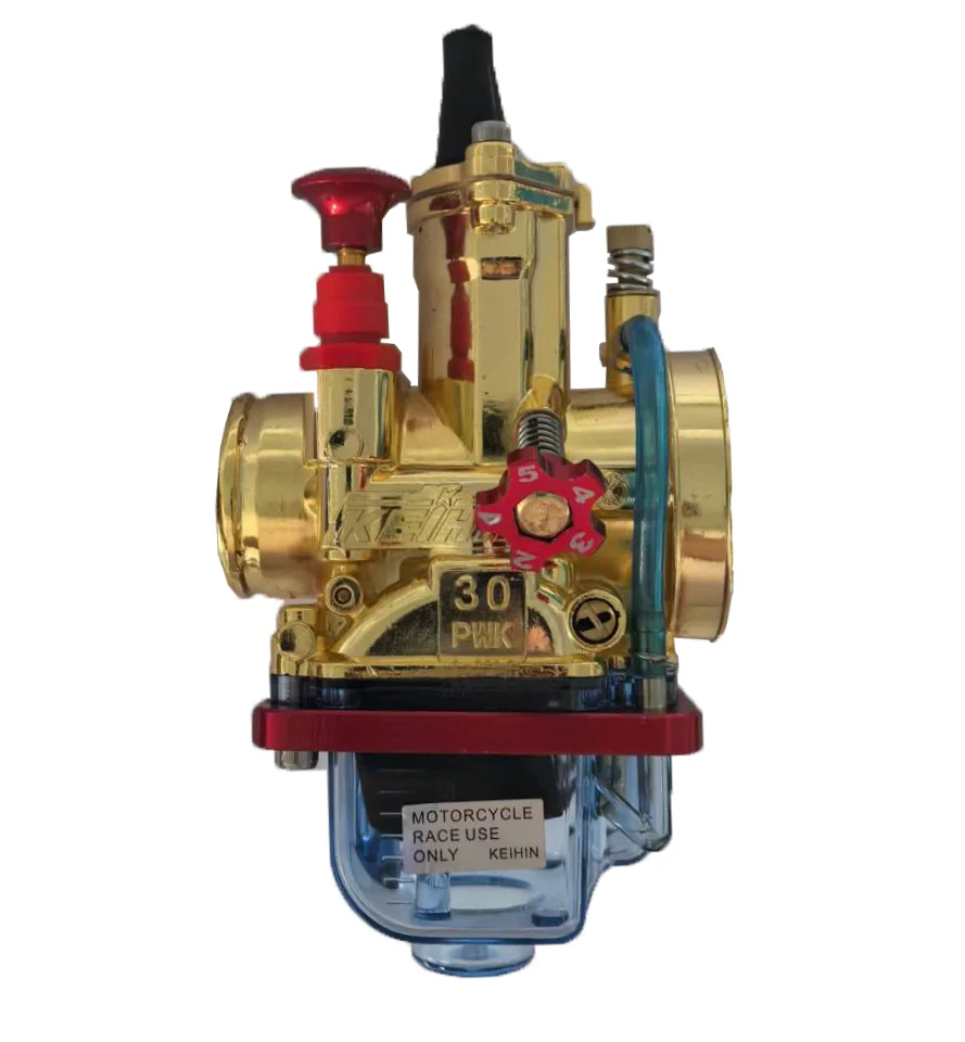 Chinese factory manufactures motorcycle carburetor Racing carburetor PWK Gold 21mm-34mm modified accessories