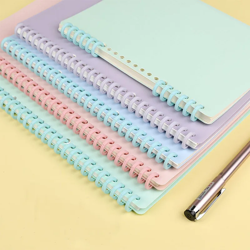 12mm Notebook Plastic Binding Spiral Strip 30 Hole Circle Ring Book Binder A4 Loose-leaf Paper School Office Supply