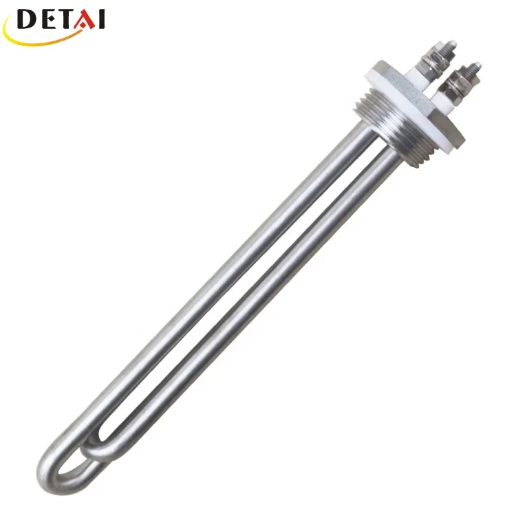 Нагревательный элемент из нержавеющей стали 48 в 1500 Вт DC, погружной нагревательный элемент для воды