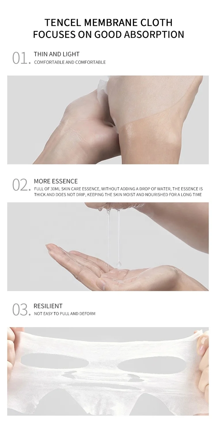 Hot sales natural organic beauty skin care face mask sheet mascarillas faciales coreanas moisturizing honey facial mask