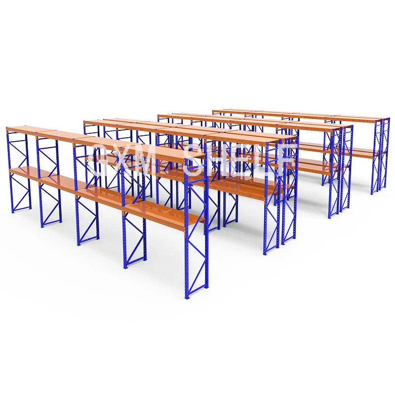 Heavy duty warehouse storage rack metal shelving factory industrial pallet shelf customized warehouse steel stacking shelves