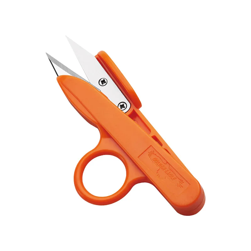 Wholesale Plastic Household Sewing Tools Household Sewing Scissors Thread Snips Yarn Small Cross Scissors