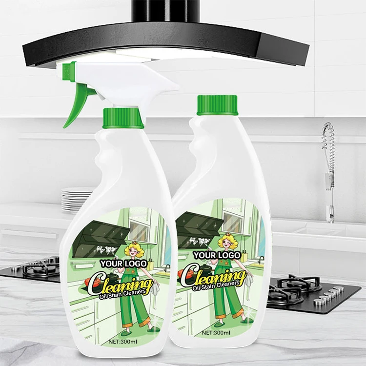 OEM Kitchen Decontamination Degreassing Oil Stain Removal Kitchen Cleaning Cleaners Spray for Home Cleaning Product
