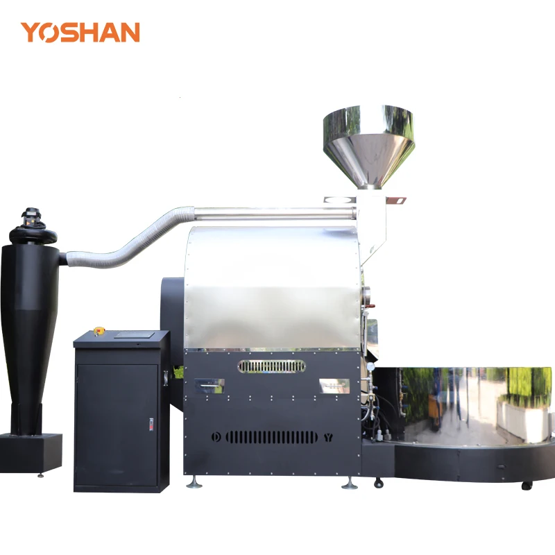 Прямая продажа с завода 120 кг 200 300 автоматический PLC компьютерное управление промышленная машина для жарки кофе