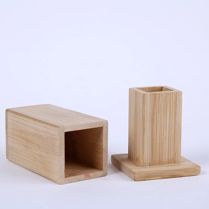 bamboo wooden toothpicks container box home restaurant toothpick holder