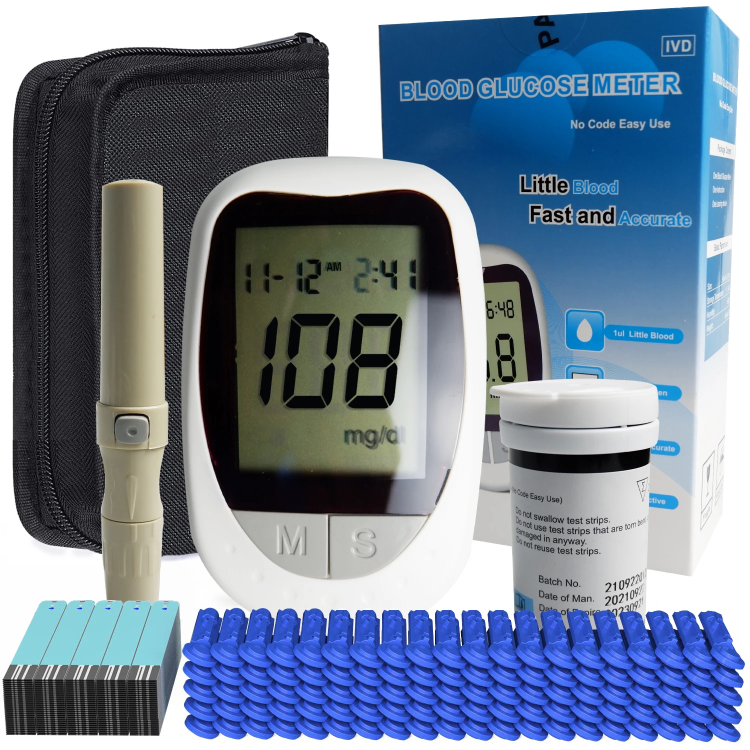 Multi-monitoring System Glucometer Ketone Blood Meter Blood Glucose Meter Price