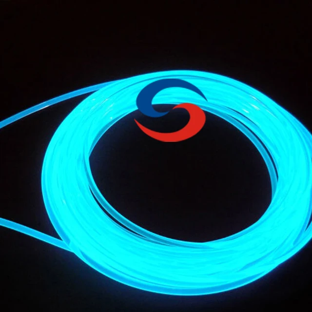 DIY long distance plastic optic light cable side glow optical fiber for swimming pool