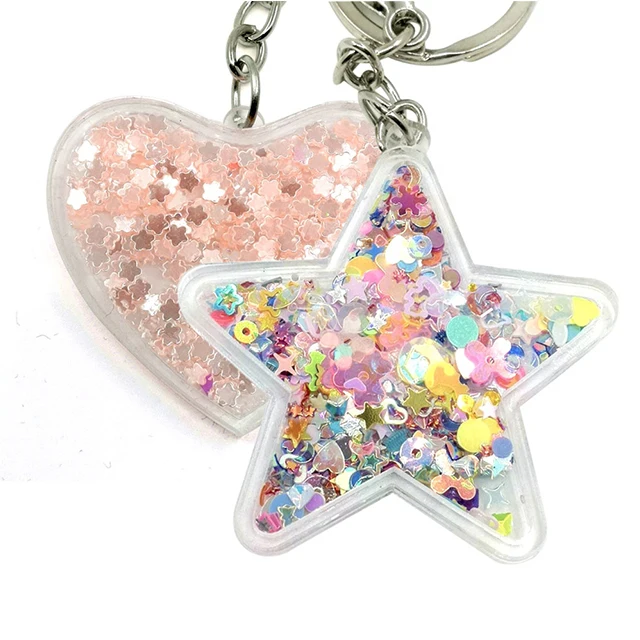 Colorful Printing Make Your Own Acrylic Charm Keychain