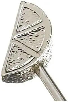 Novelty Custom top 3D fruit cup shape cocktail picks martini stirrers coffee stick