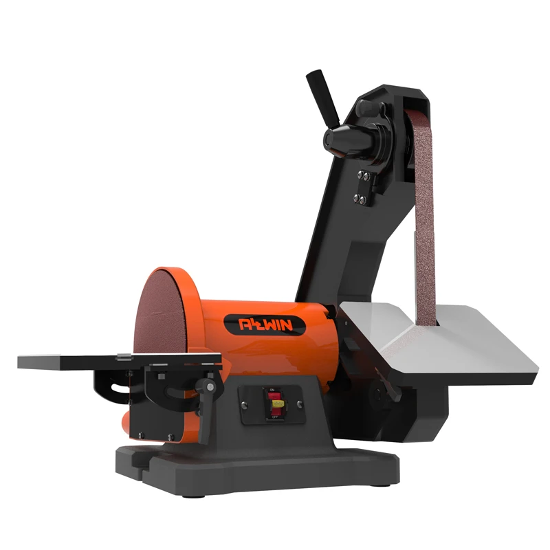 bench grinder &belt sander one machine with two functions hot sale for home and factory workshop use with good quality