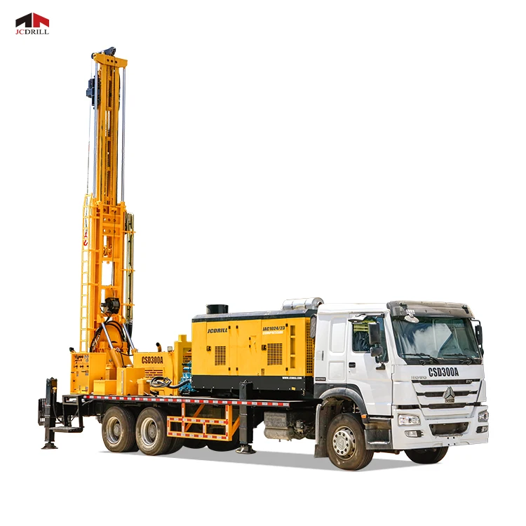 Deep Well Drilling Rig Manufacturer Offers 300M Water Well Drilling Machine Hydraulic Rig For Boreholes