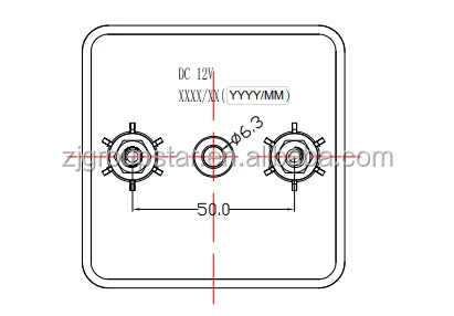 Manufacturer Cargo Trailer Tail Lights 12v Square Turn Stop Truck Lights LED