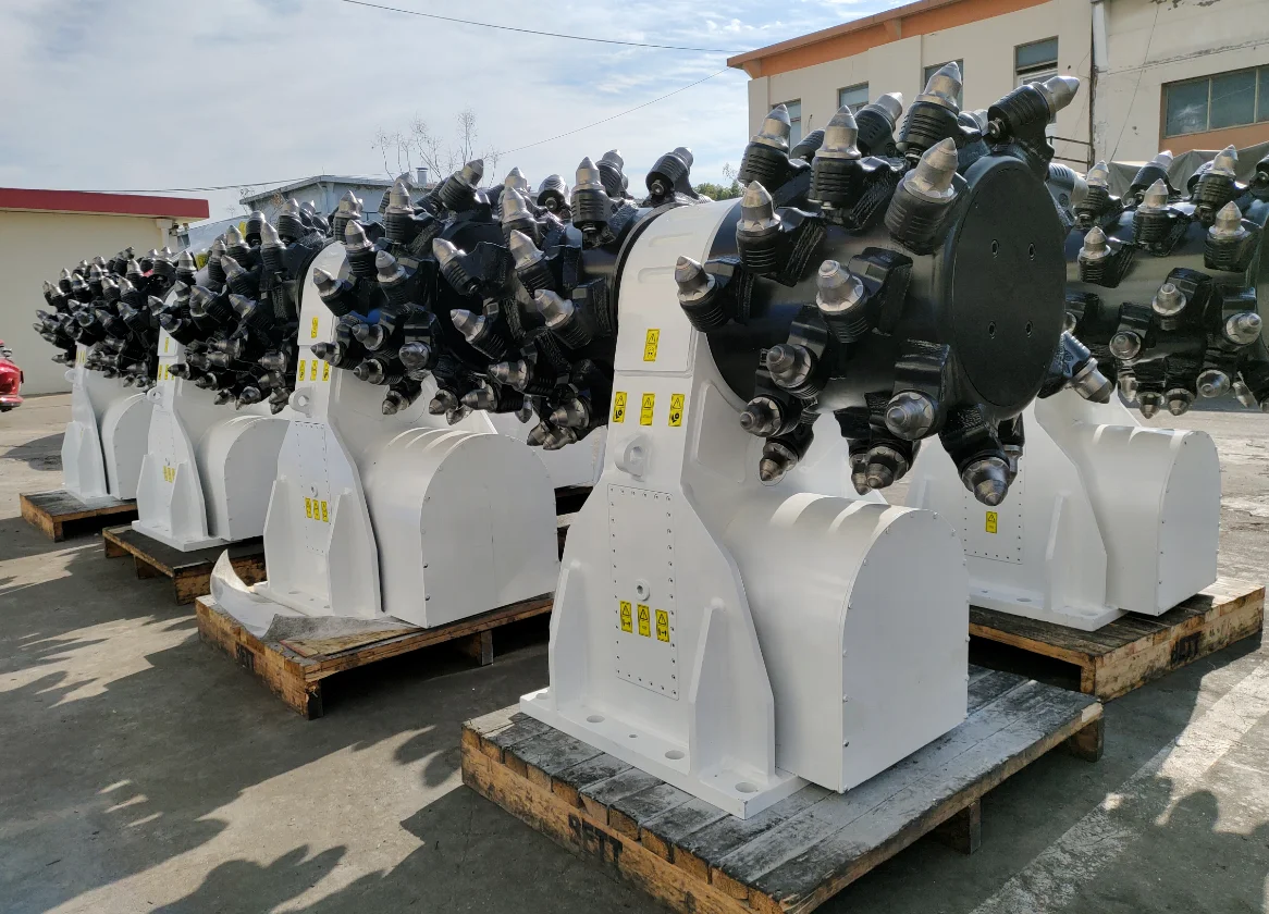 Wolver Hydraulic Breaker Milling Machine For Heavy Excavators BT150 Drum Cutter For Tunnel Milling