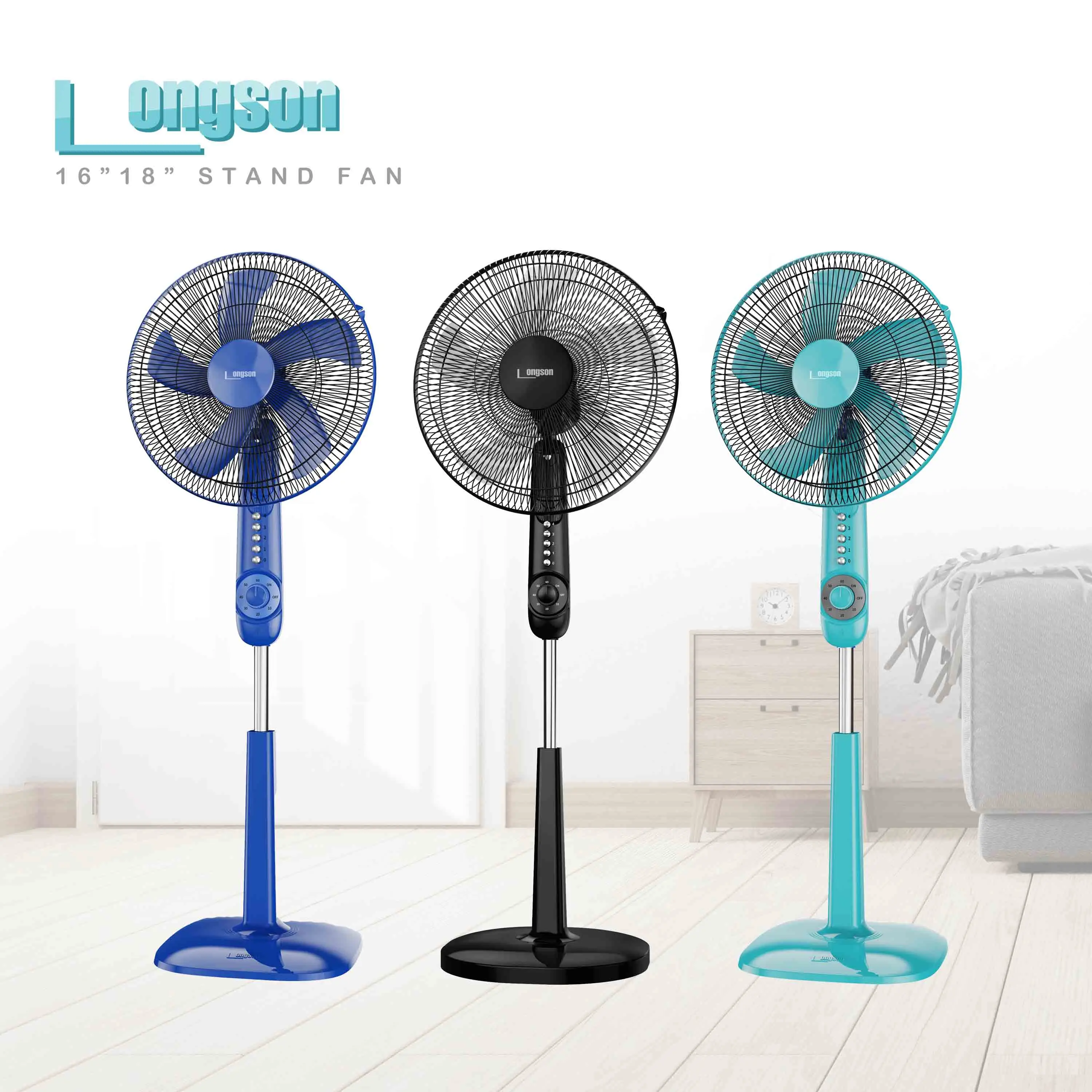 12V DC Solar Fan, Rechargeable Charger Air Cooling Cooler Stand Ventilador AC Fan for Indoor Outdoor Use