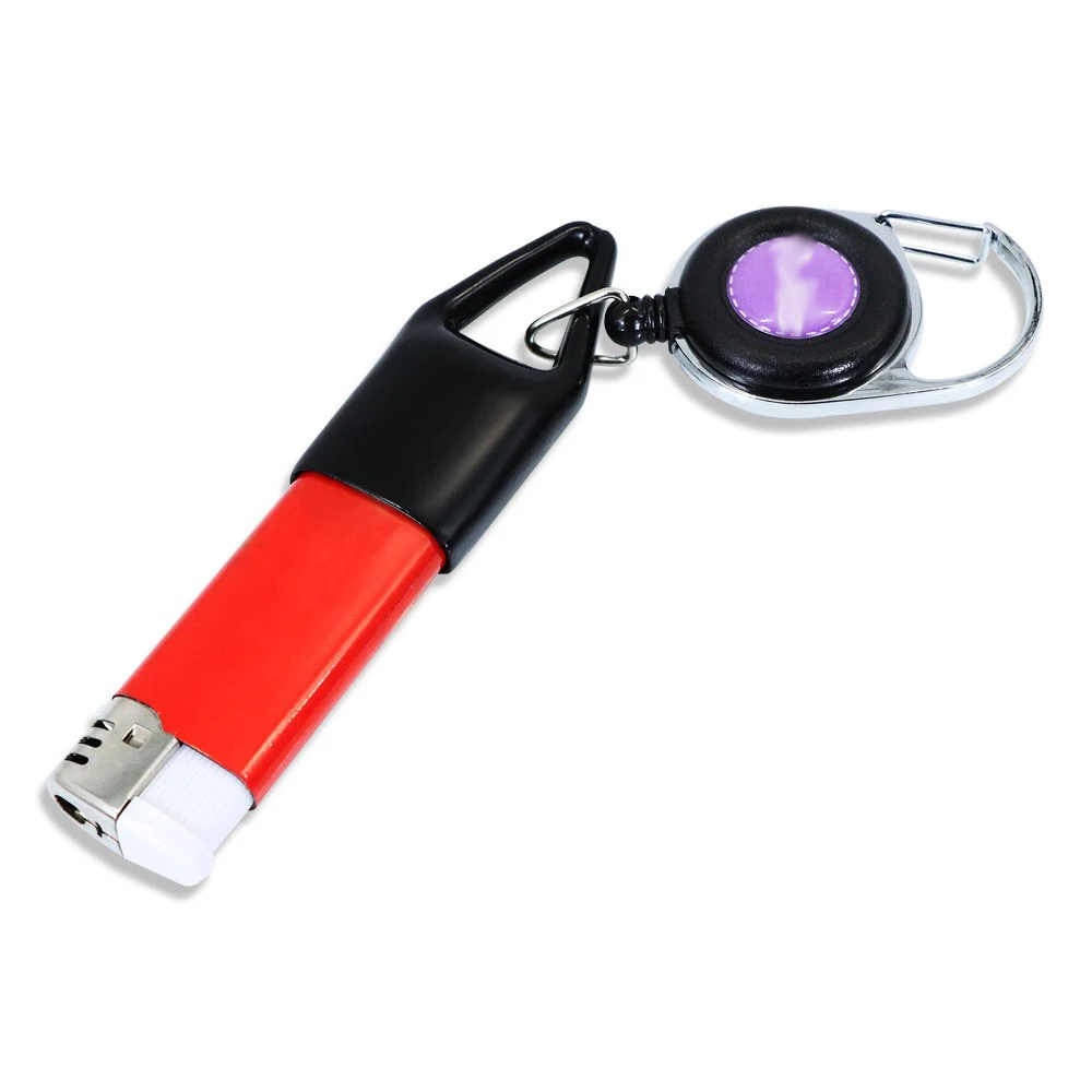 Custom Lighter Leash Retractable Keychain Lighter Leash Holder