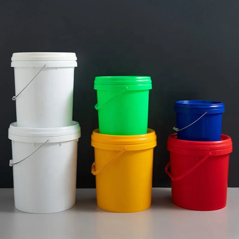 recyclable round pp IML ice cream container yogurt milk plastic bucket with lid