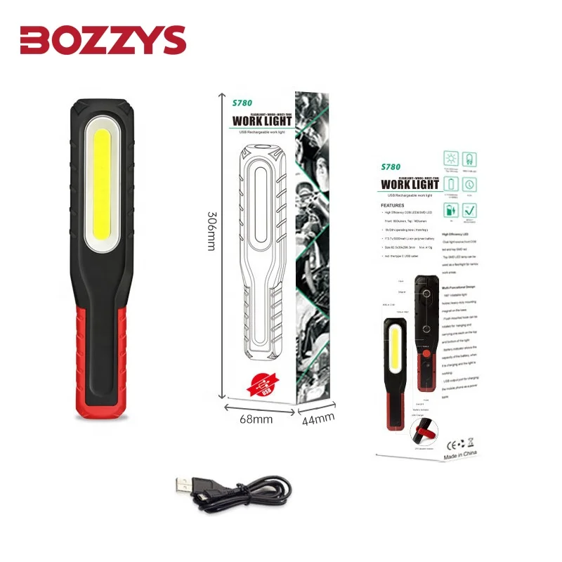 Wholesale Quality USB Rechargeable Rotatable COB LED Portable Magnetic Outdoor Work Light