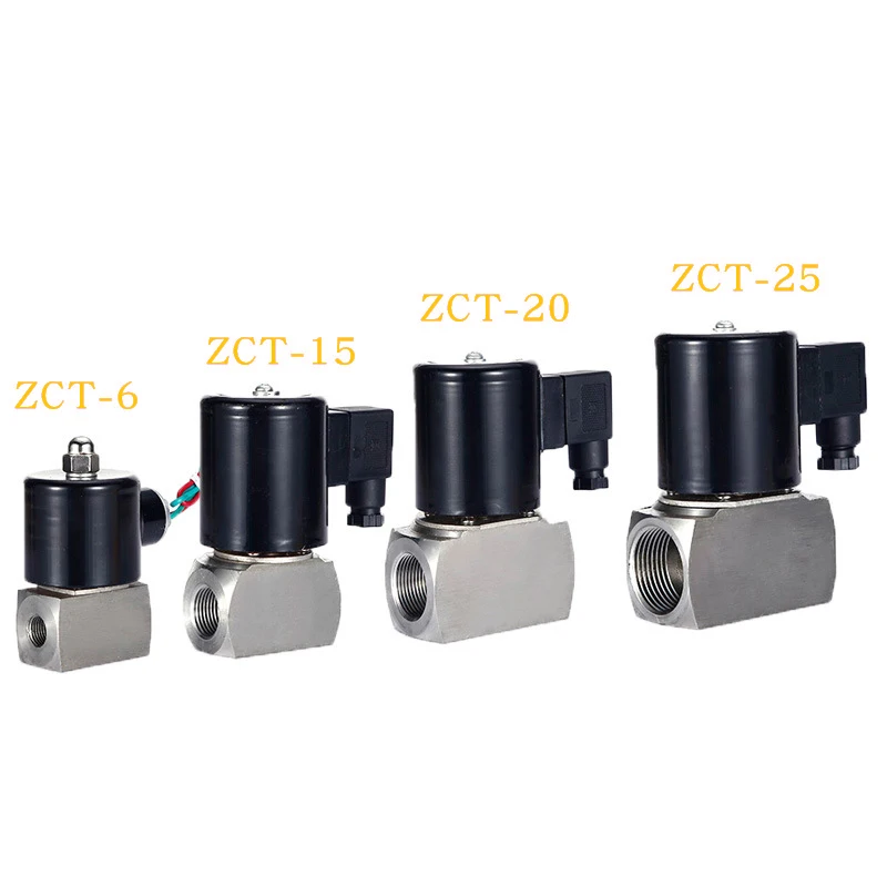 Acidic antiseptic 1.0Mpa normally close stainless steel 304 220V 1 1/4inch for water control  pilot solenoid valve