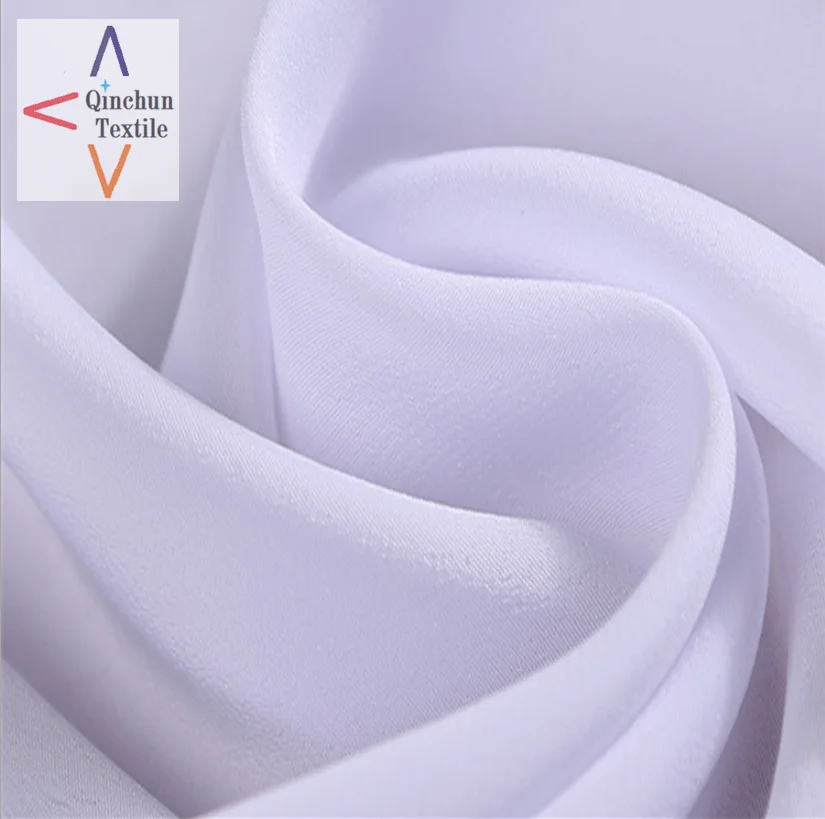 colored 100% polyester koshibo crepe fabric for dress