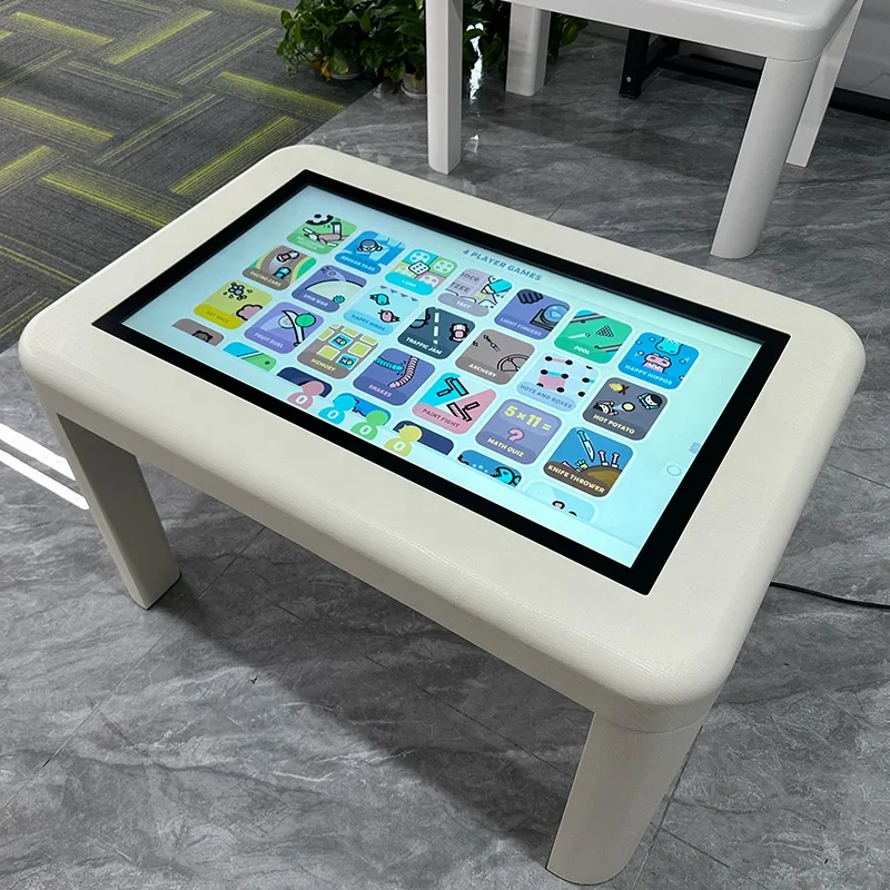 32 Inch 4k Capacitive Touch Screen Table, All in One Touch Screen Coffee Table