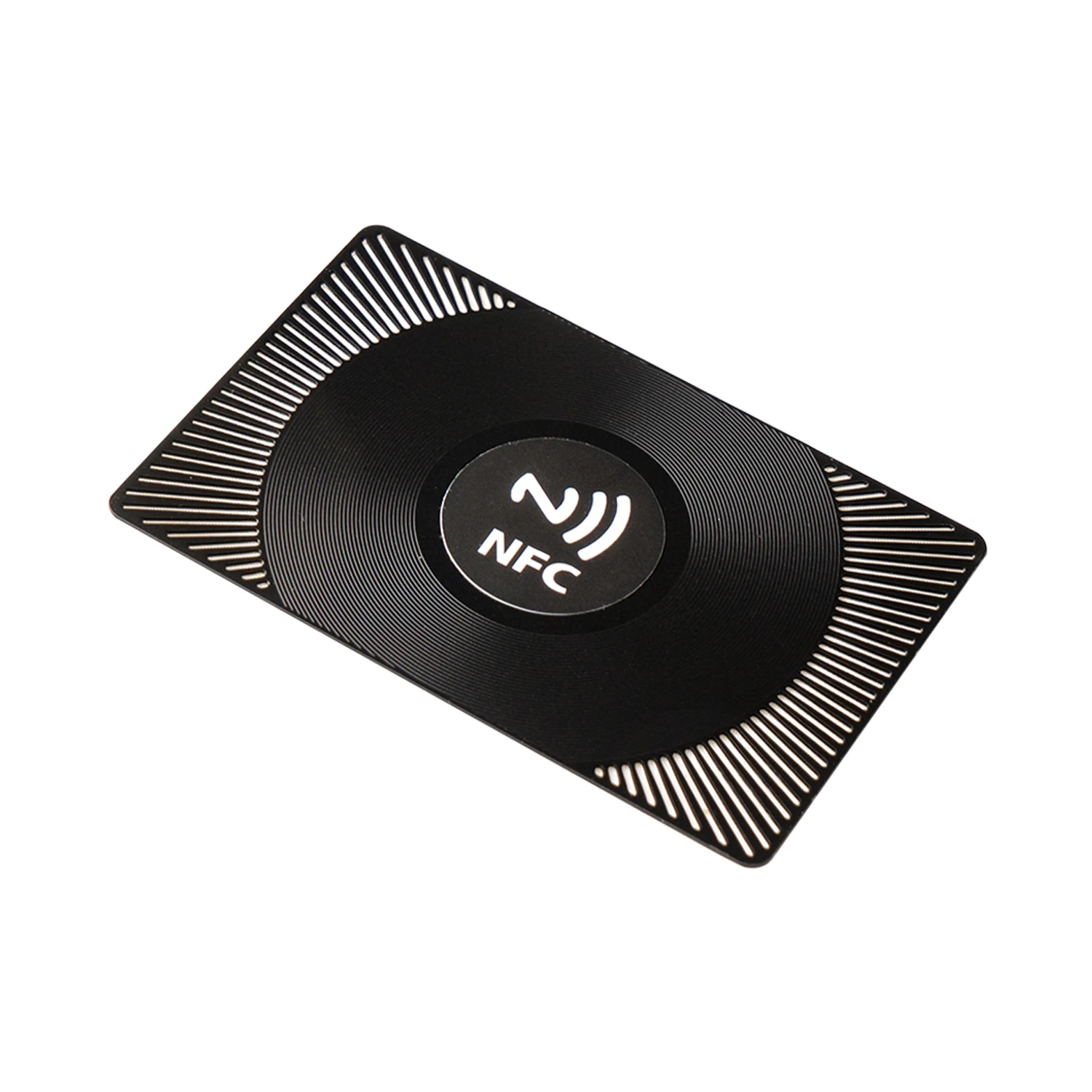 Металлическая карточка с гравировкой из нержавеющей стали NFC металлическая на заказ черная металлические алюминиевые визитные карточки чипом