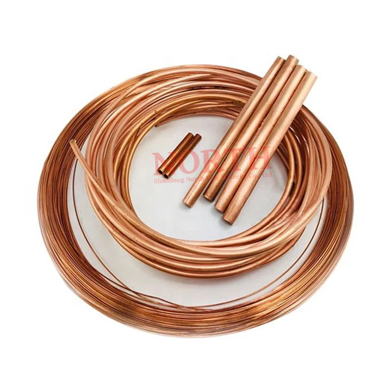 Air Conditioner cooper pipe 6mm 15mm 22mm 25mm AC Copper Pancake Rolls Coil Tube Pipe