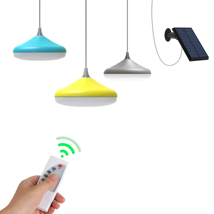Yellow Lamp Strit Indoor Lampe Solaire Remote Control Led Light Lampara De Luz Solar Para Interiores