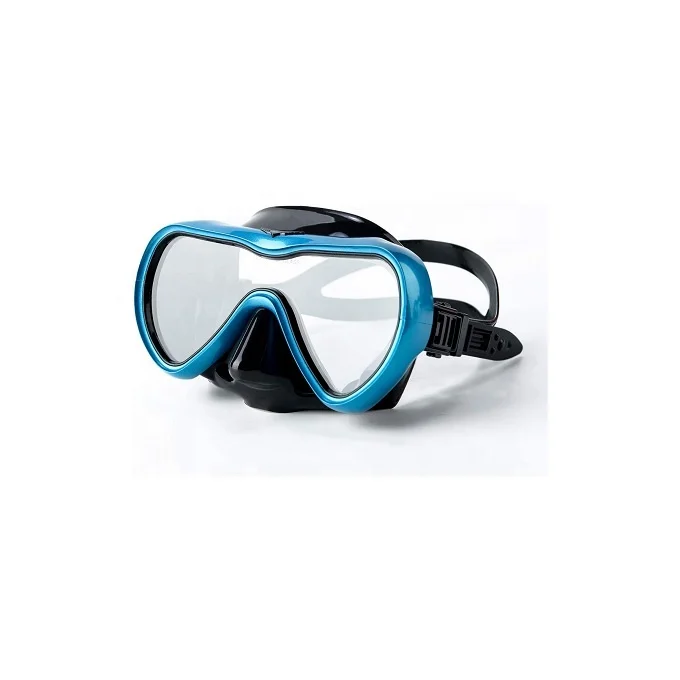 Safety lens clear vision funny silicone diving snokel mask