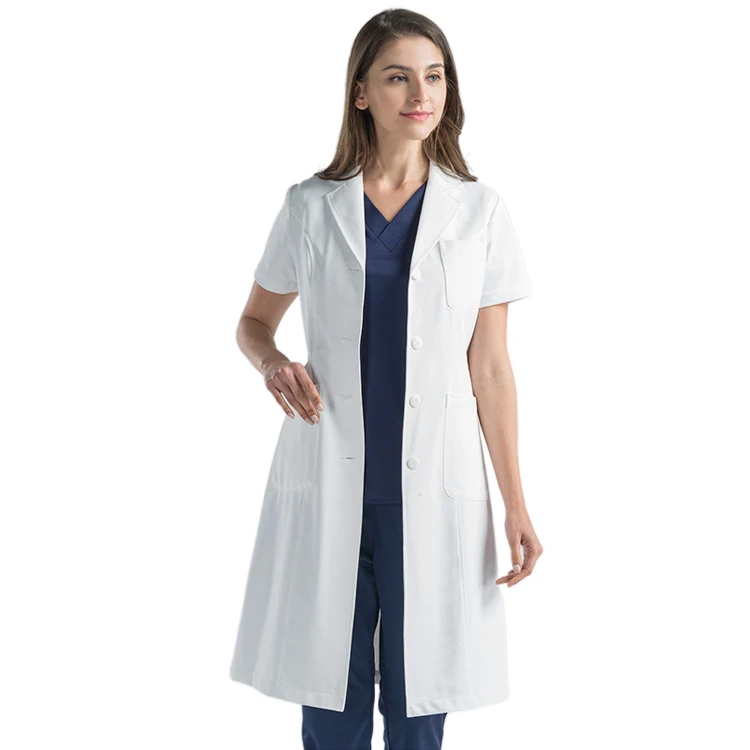
2021 custom logo breathable uniformes clinicos White long sleeve short sleeve scrubs men women doctor uniform hospital uniforms 