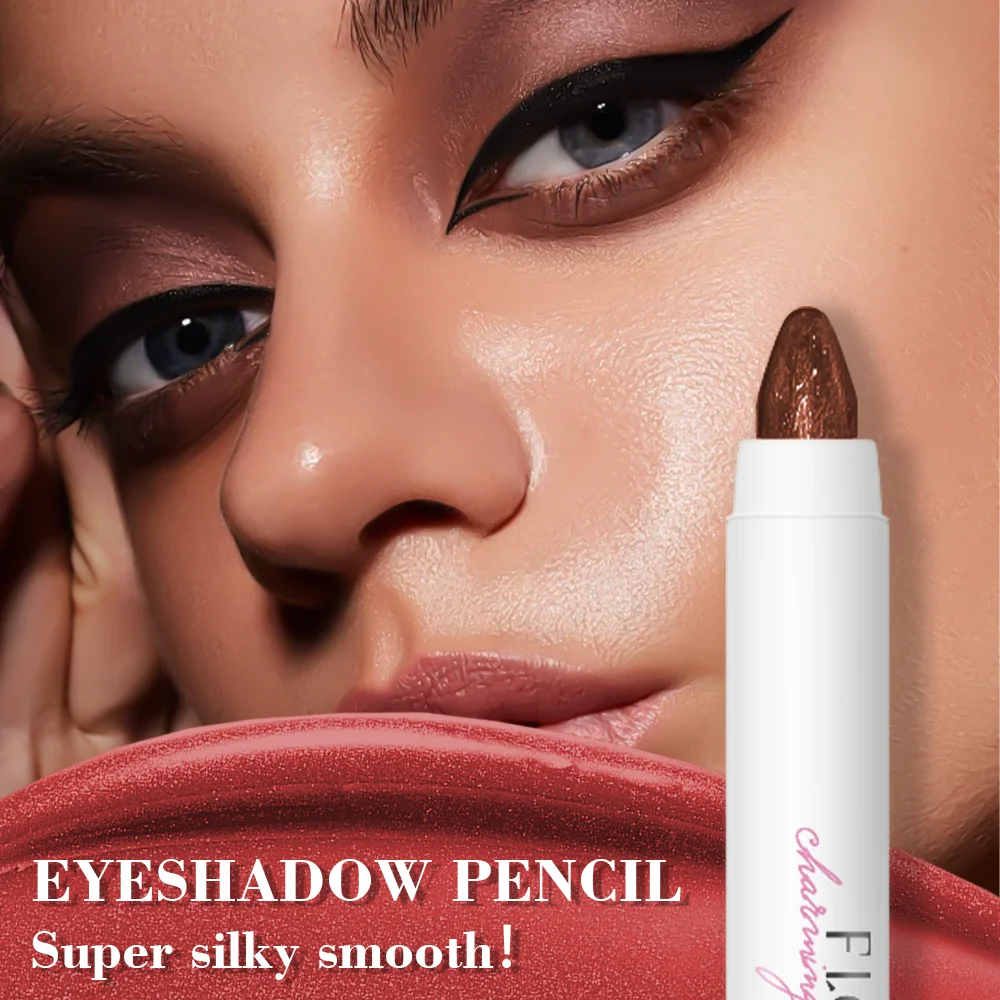 Wholesale Korean Matte Color Eye Shadow Pen Pencil Waterproof Shimmering Metallic Glitter Eyeshadow Stick makeup
