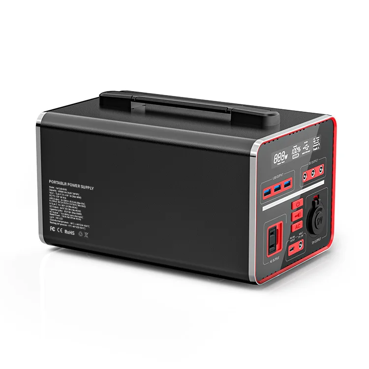 Aga Outdoor Home 1000w 500w 220v Energy Storage Portable Solar Power Generator Station