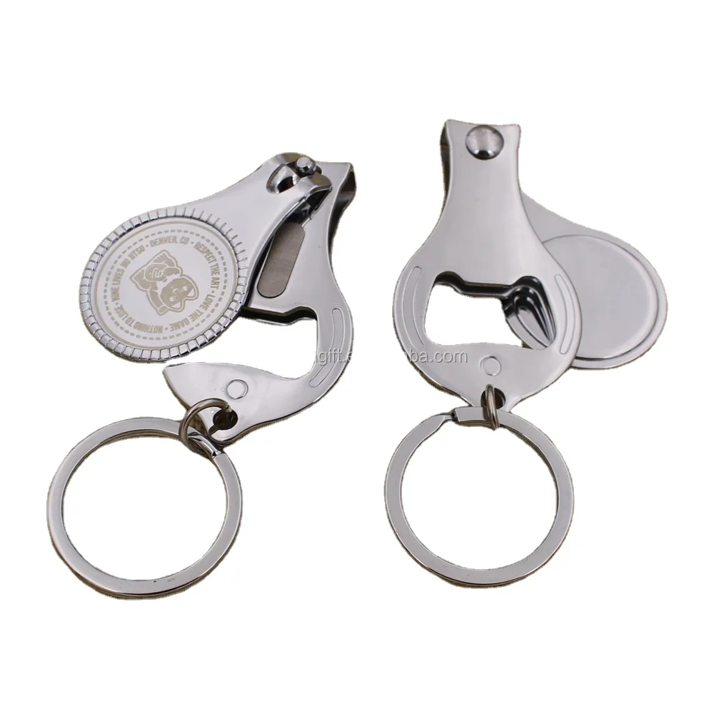 Рекламные подарки, клипер для ногтей с логотипом на заказ, с открывалкой для бутылок