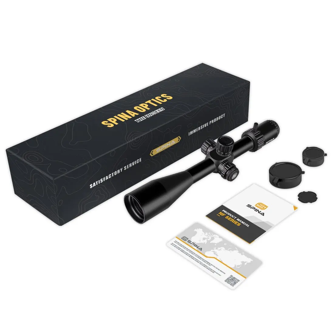 6-24x50 FFP Illuminated Zero Stop Waterproof Shockproof Fogproof Fully Multi-Coated Telescopic Sight for Long Range Hunting