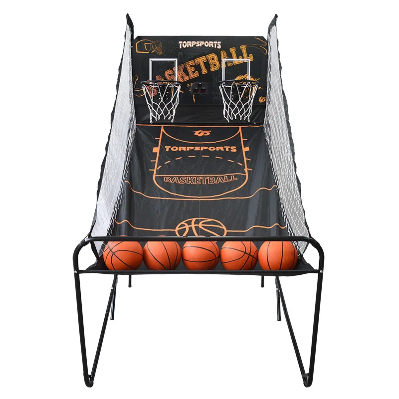 Folding Official Home Dual Shootout Electronic Basketball Arcade Game with Score Board