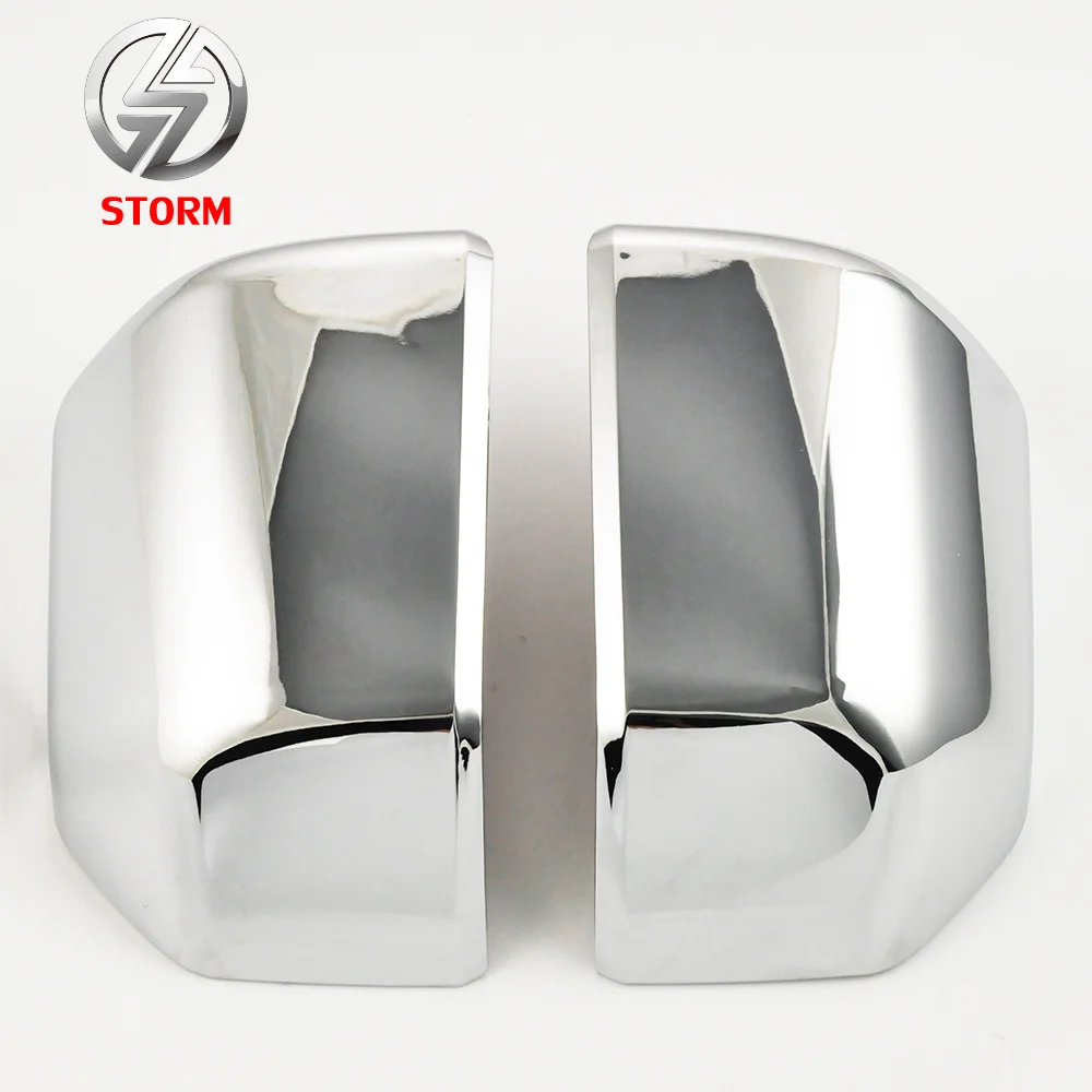 Presell Trunk Door Side Mirror Cover Buckle Chrome Plastic  For FORD F-150 F150 15 16 17 18