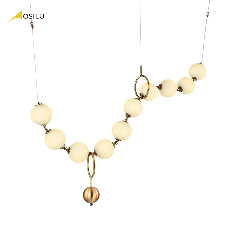 2024 decorative round amber bubble kitchen lamps indoor home pendant lights