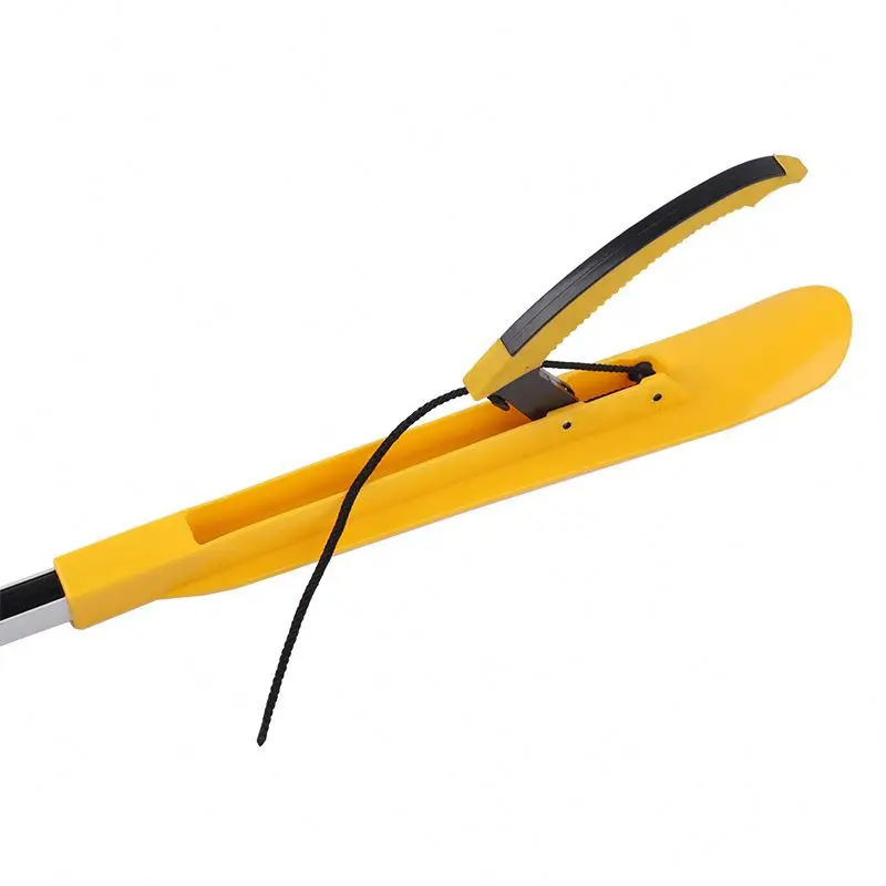 Multifunction aluminum reacher grabber pick up hand tool for elderly