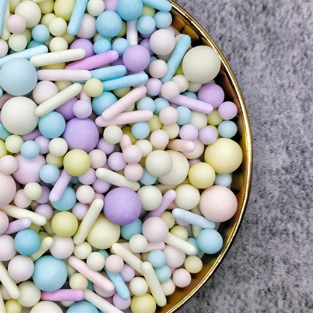 edible sugar beads candy jimmy sprinkles cake decoration for cake tools and accessories