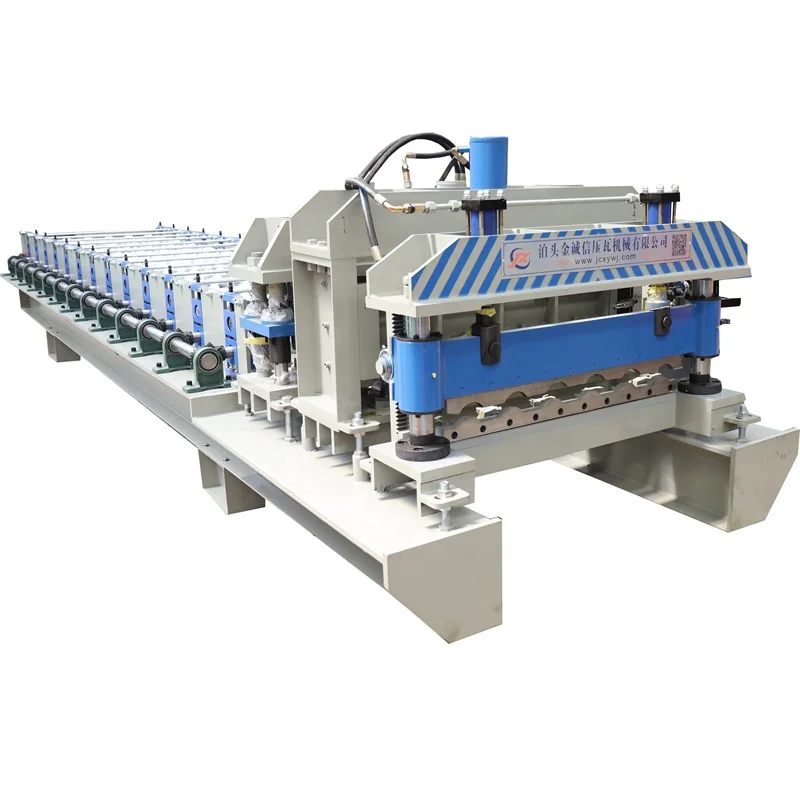 High Quality Automatic Colour Glazed Tile Metal Steel Roof Panel Roll Forming Machine