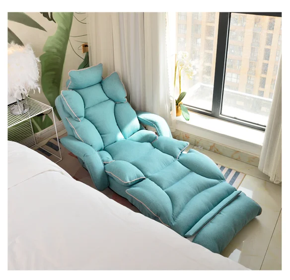 Современный роскошный новый дизайн ленивый диван татами для спальни гостиной балкона тканевый диван кресло с откидывающейся спинкой