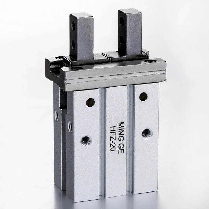 SMC Type HFZ-16 Parallel Pneumatic Air Gripper Linear Guide Parallel Style Pneumatic Finger Cylinder