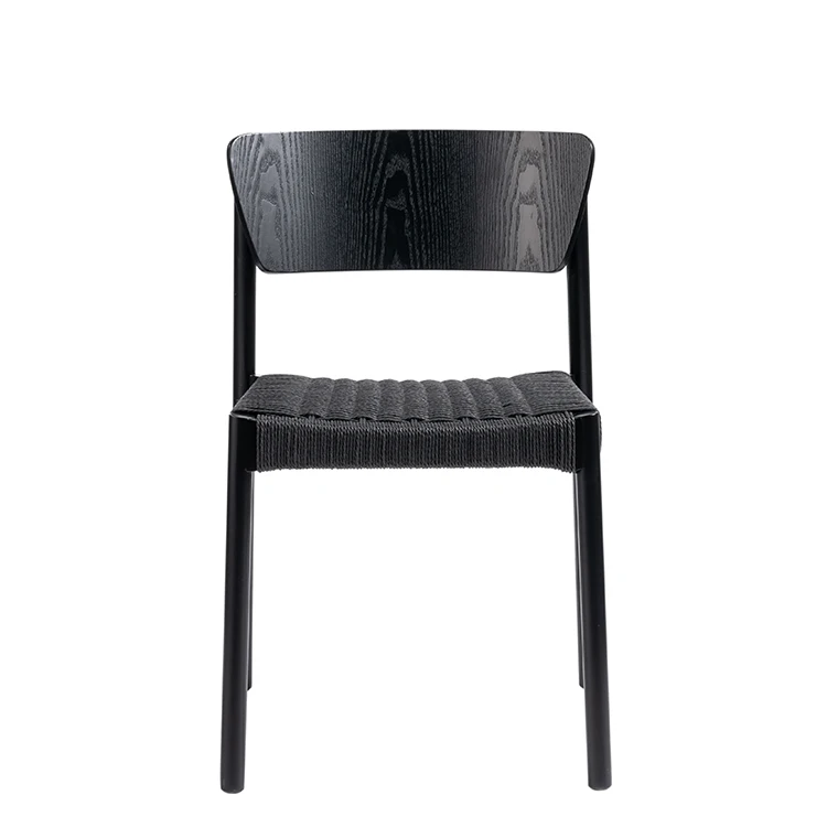Silla Ratan Comedor стул для гостиной кухни стулья обеденный стол из ротанга деревянный плетения бумажный шпагат веревка сиденье Dc-1707