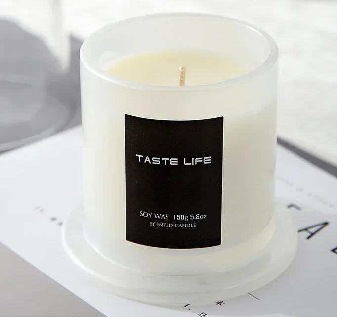 Custom Golden Bell Jar Candle Customizable Essential Oil Scented Candle Logo Soy Incense Smokeless Candles