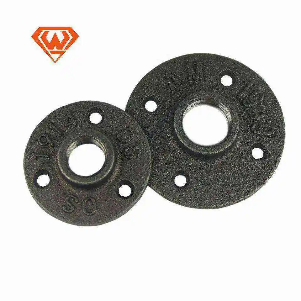 Factory Direct Sale Loft Style Color Painting Steel Iron Flange Pipe