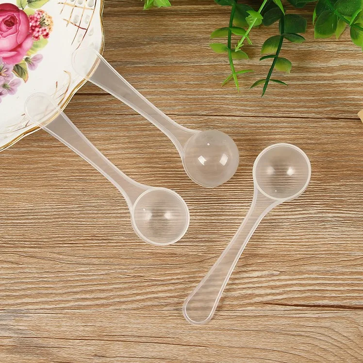 Free shipping plastic Measuring Spoon Scoop 3g Protein Milk Powder Liquid spoon scoops