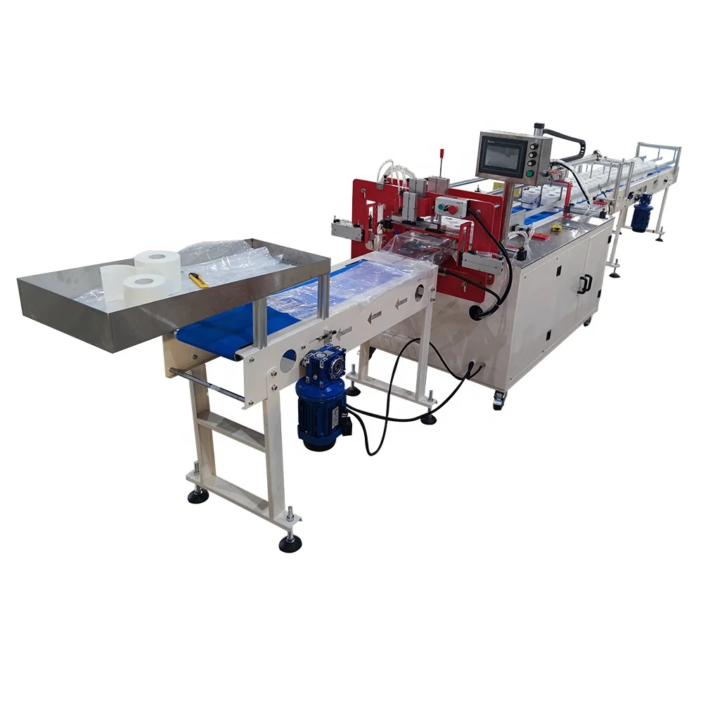 Semi Automatic Multiple Rolls Toilet Paper Packaging Machine