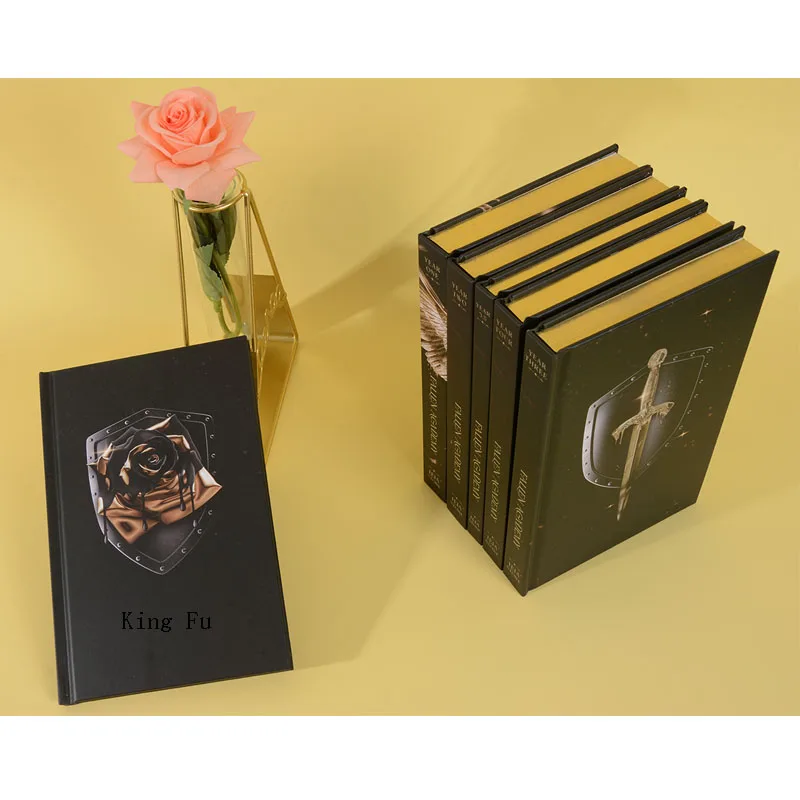 Case Bound Hardcover Book Novels Gold Foil Factory Wholesale  Cheap Custom Offset Printing